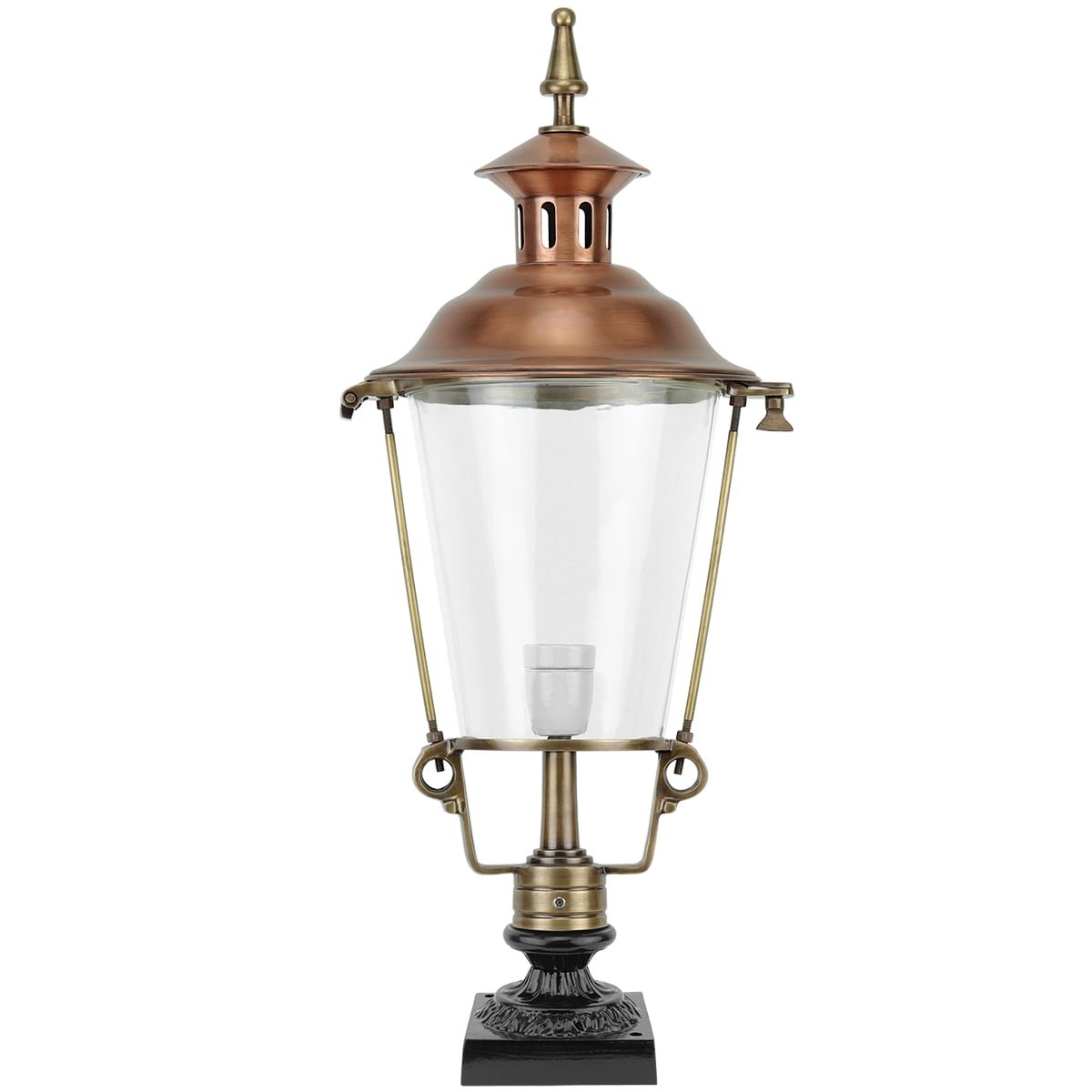 Lantern on foot Gieterveen bronze - 70 cm