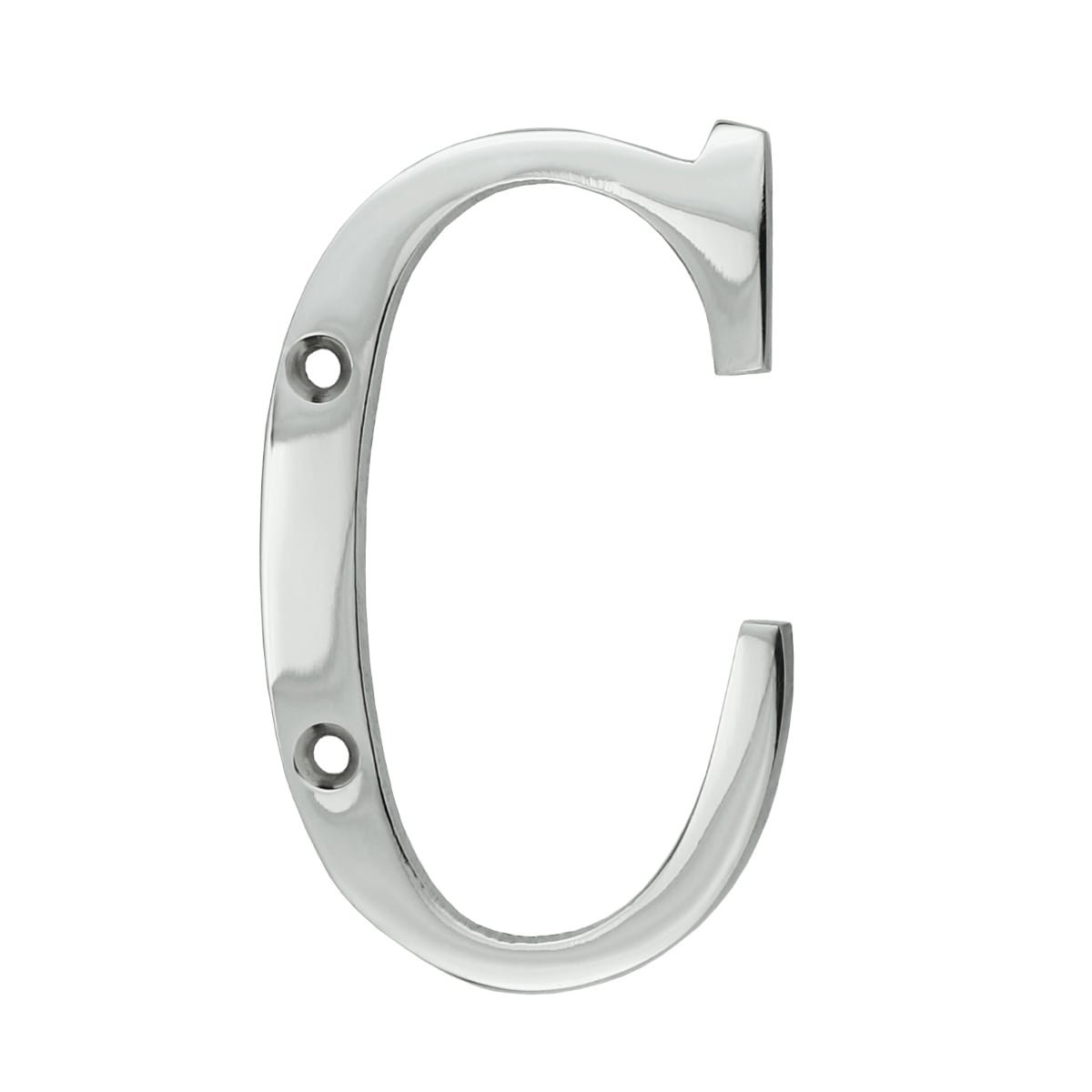 House number addition c chrome - 77 mm