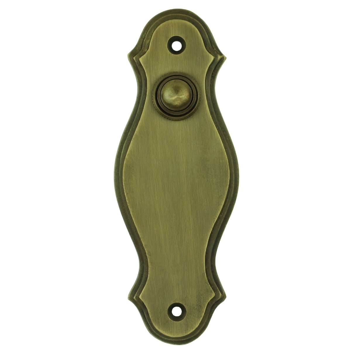 Doorbell button shield brass Alsfeld - 133 mm