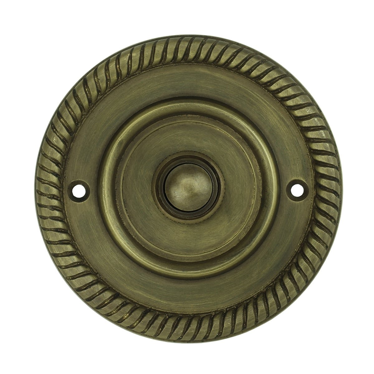 Doorbel button wreath bronze Mainz - Ø 80 mm