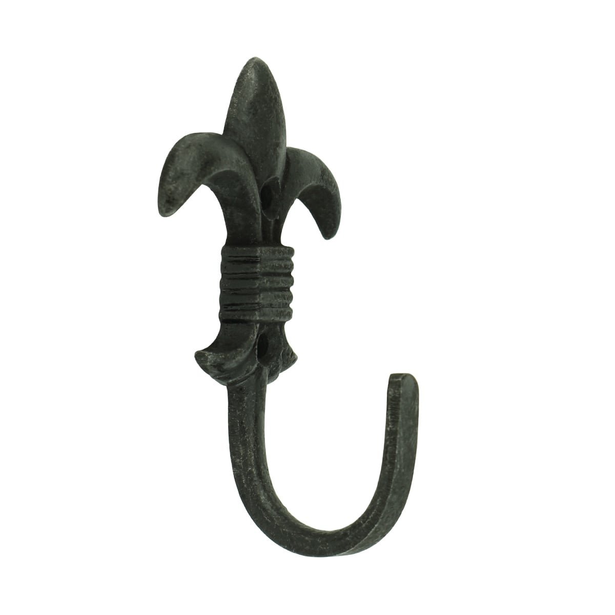 Wall hook French lily iron Burgau - 77 mm