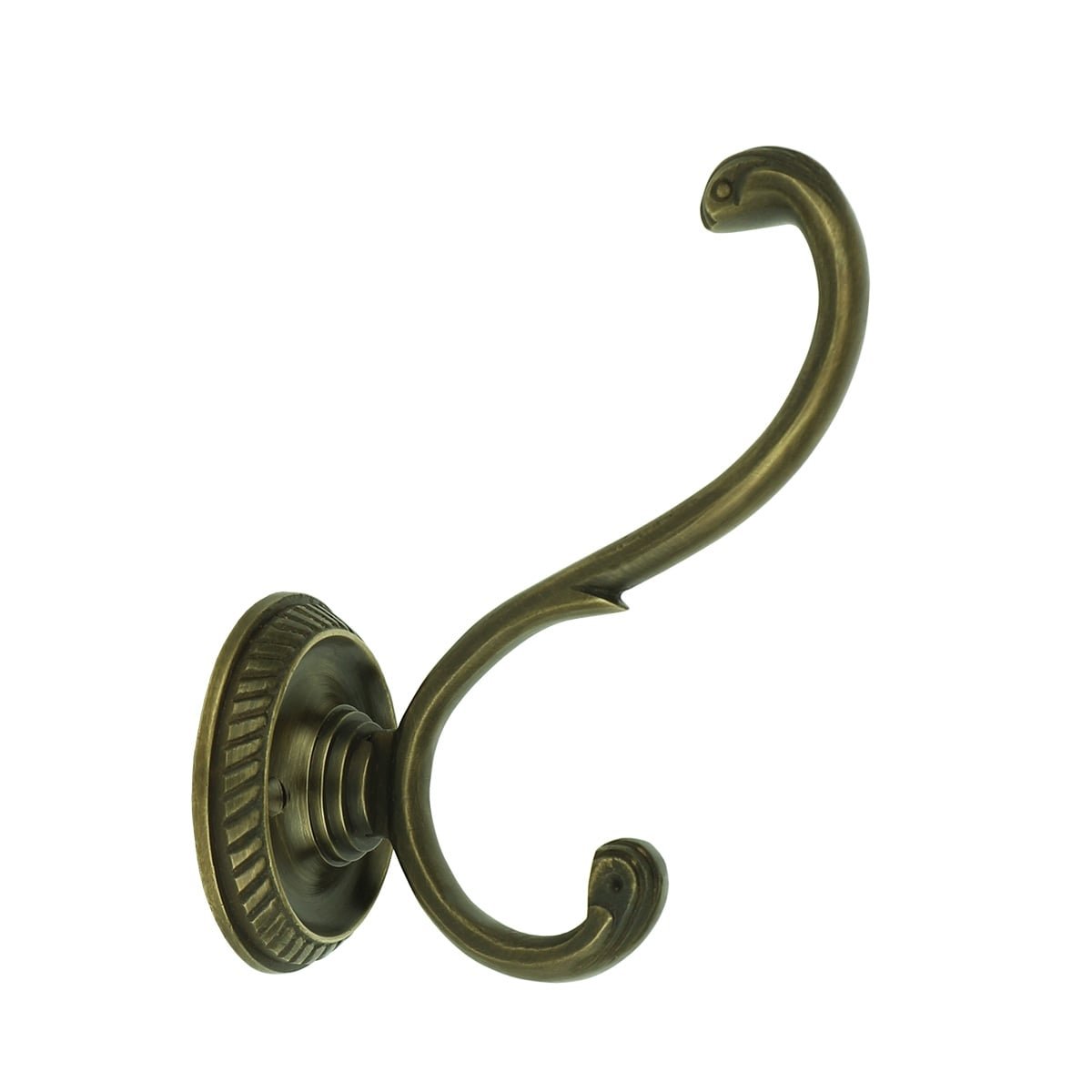 Wardrobe hook rustic brass Fürth - 110 mm