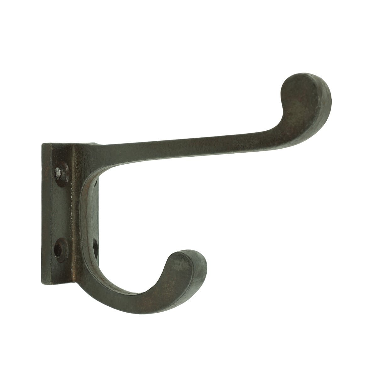 Clothes hook rusted cast iron Ebern - 73 mm