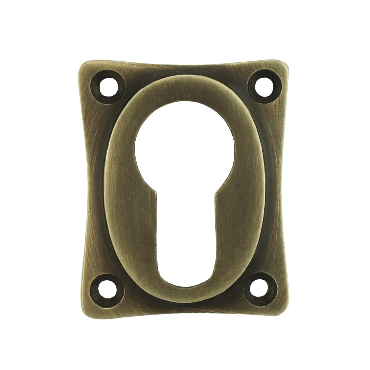Plaque cylindre carrée bronze Dassel - 47 mm