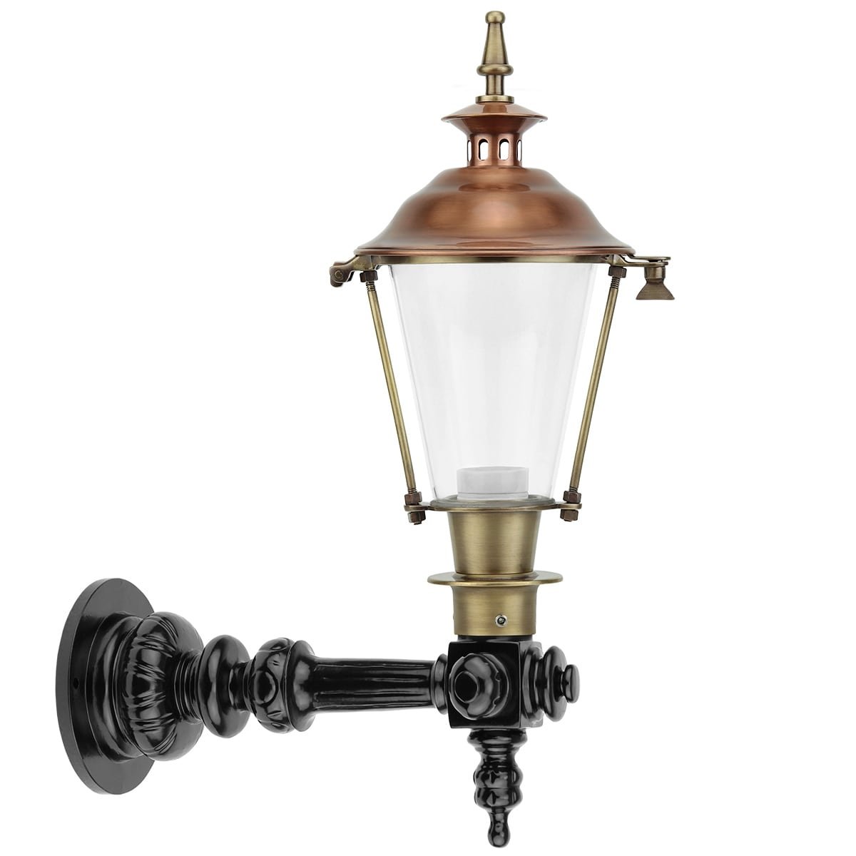 Lanternevæg udvendig Caluna kobber - 50 cm