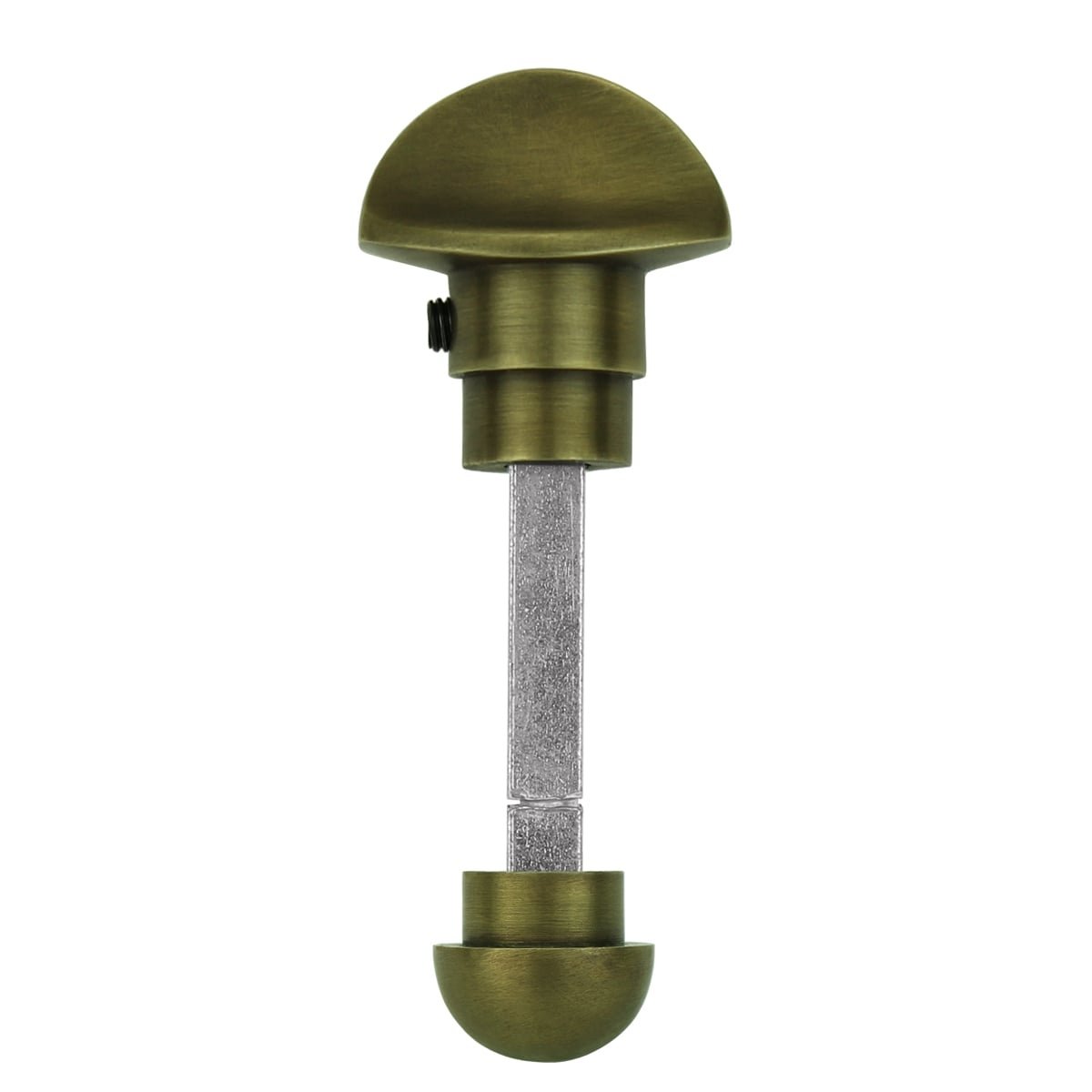 Toilet door lock pin antique brass - Ø 23 mm