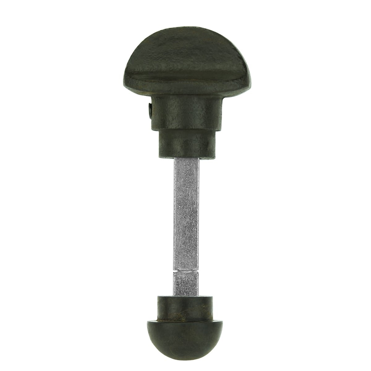 Dørstift lås brunt støbejern - Ø 23 mm