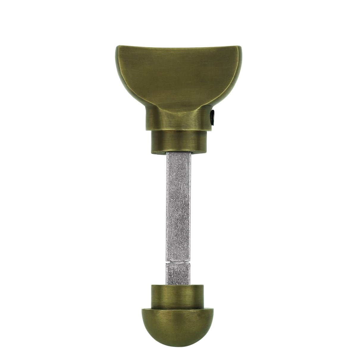 Toiletlås antik bronze vingeknop - Ø 23 mm