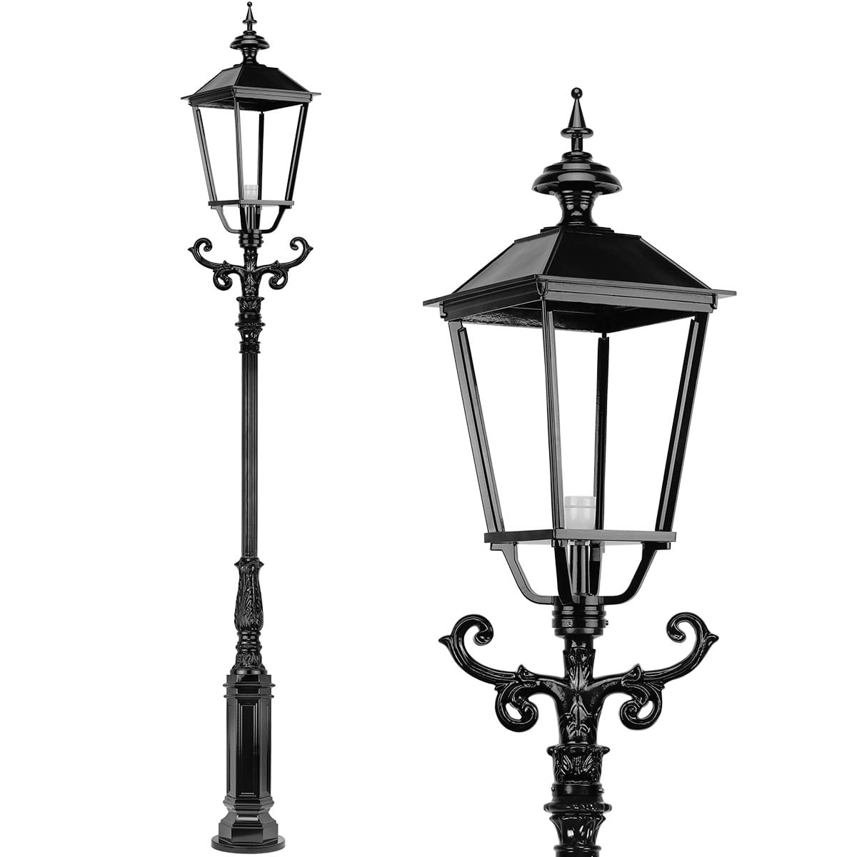 Straatlamp monumentaal Luxwoude - 325 cm