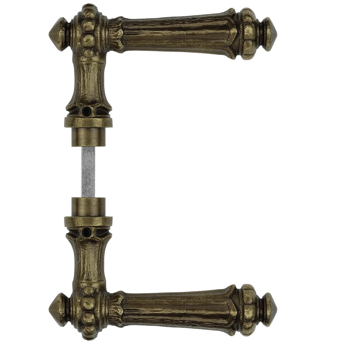 Door crank antique brass Arzberg - 130 mm