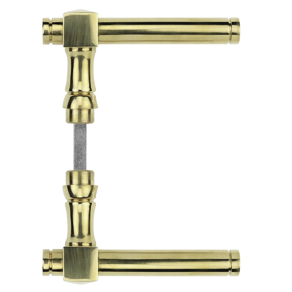 Door handle polished brass Itzehoe - 125 mm