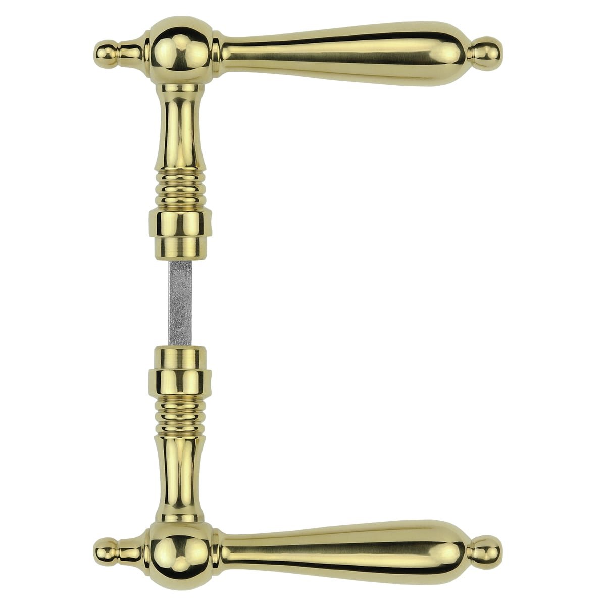 Door handle polished brass Augsburg - 135 mm