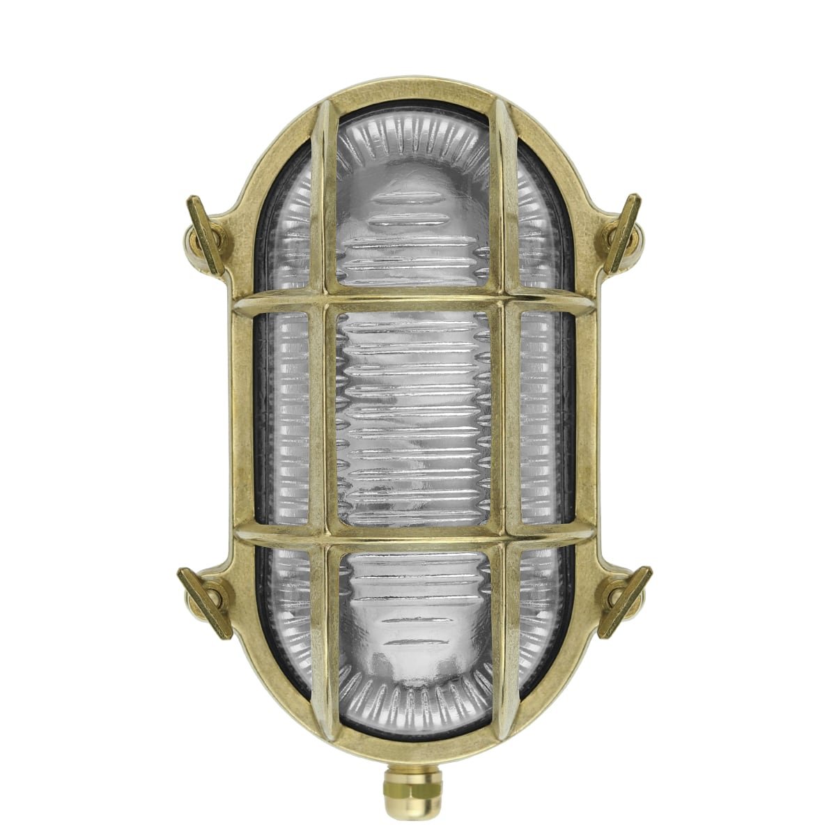 Ship light bulleye brass Bering - 20 cm