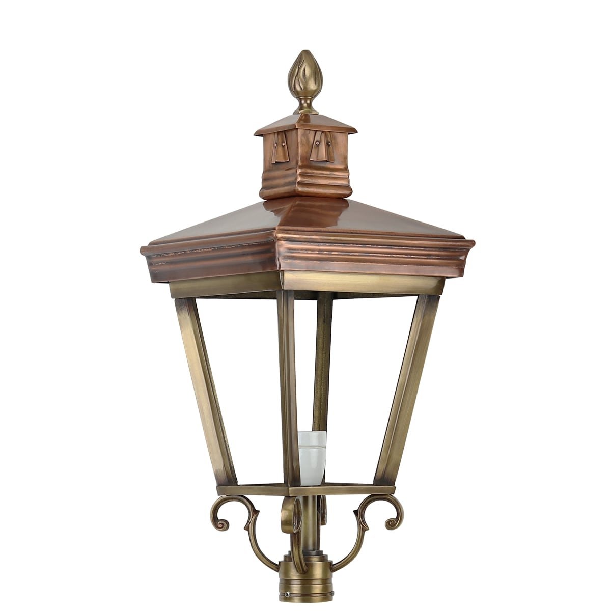 Einzelne lampenschirm bronze K23 - 70 cm