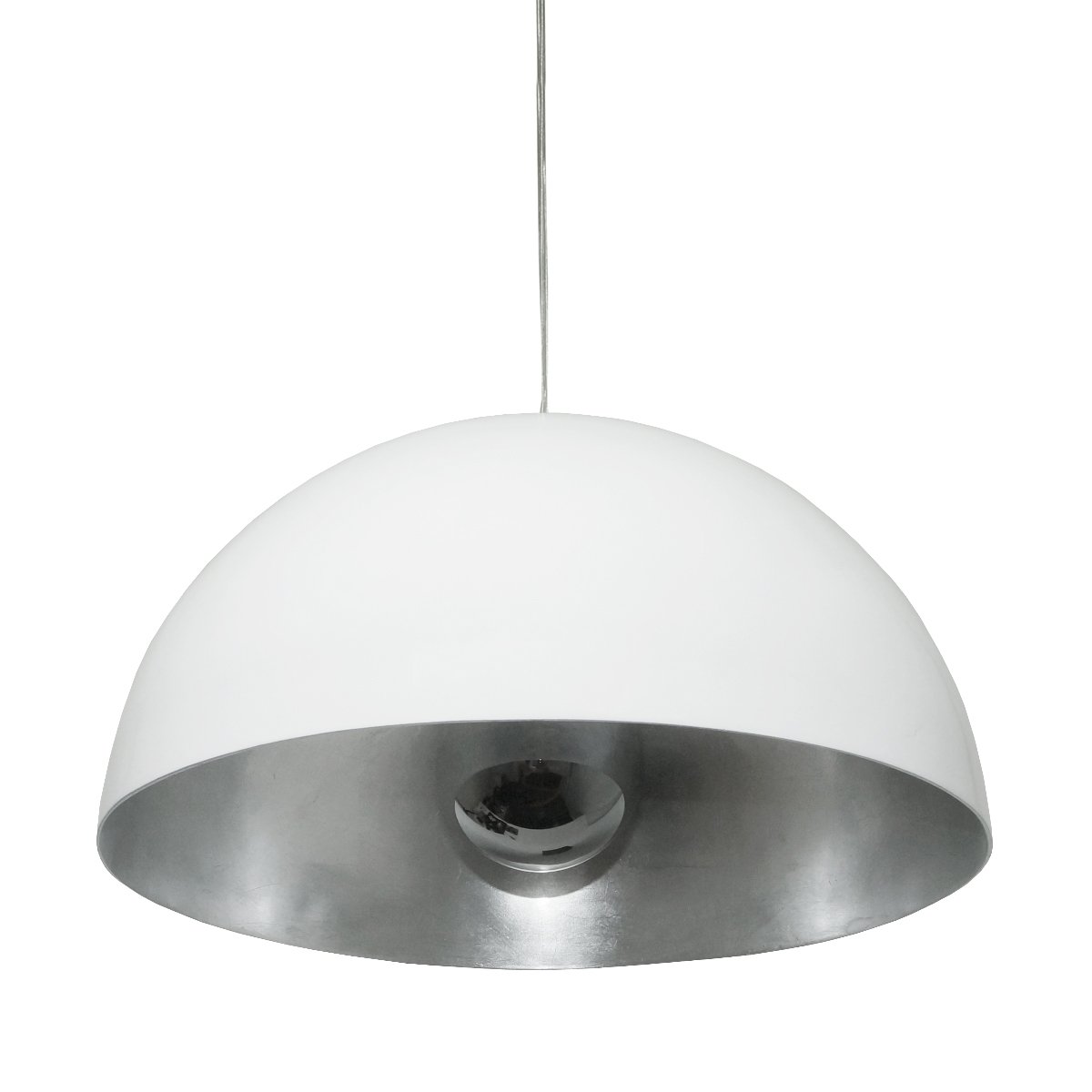 Hanging lamp industrial white Scilla - Ø 50 cm