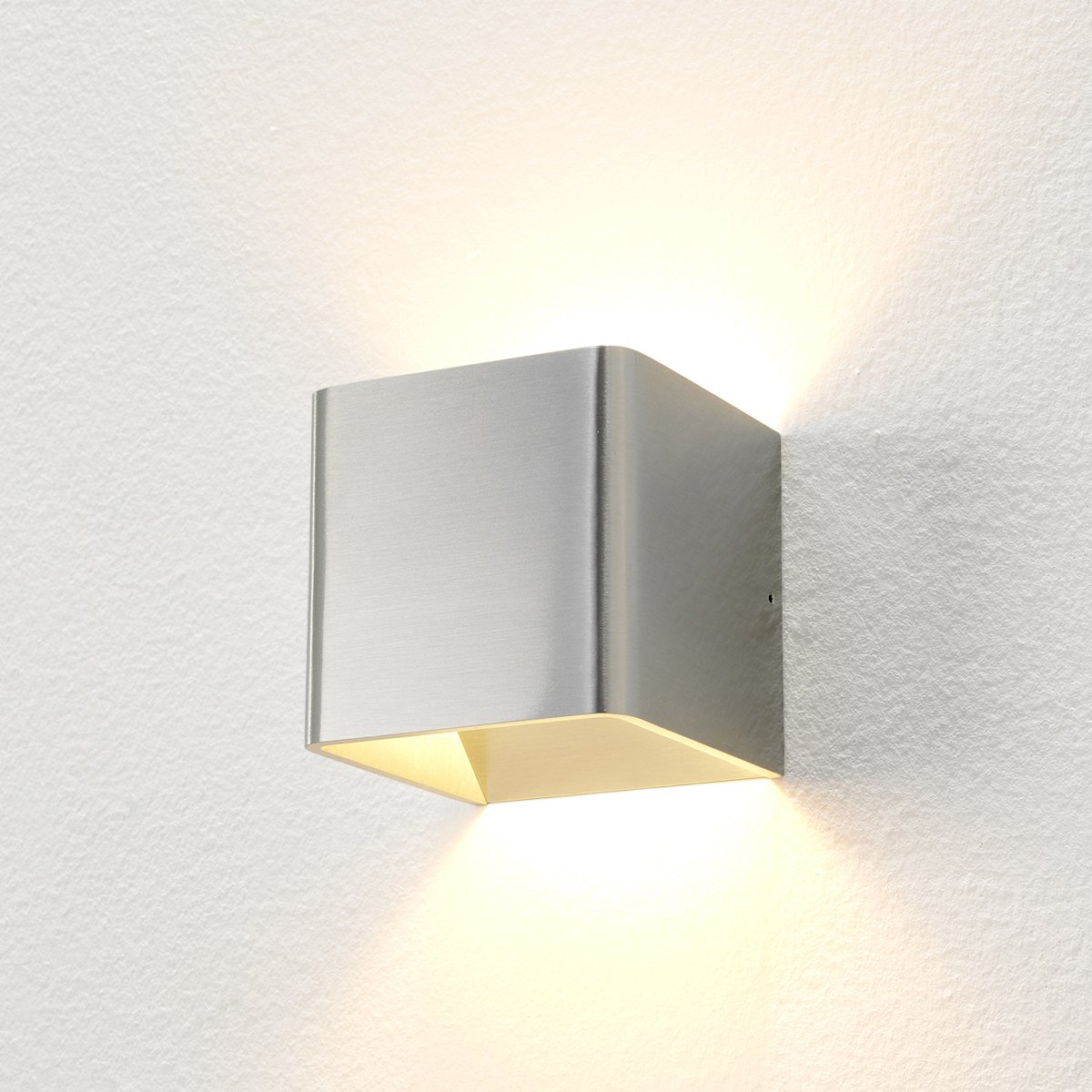 Wall Lamp led up down metal Carré - 10 cm