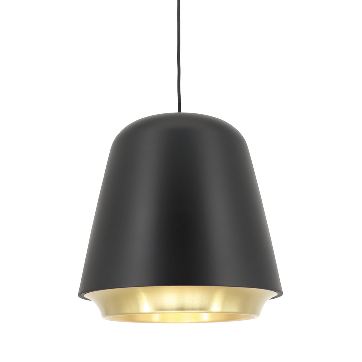 Pendant lamp design black Fiastra - Ø 35 cm