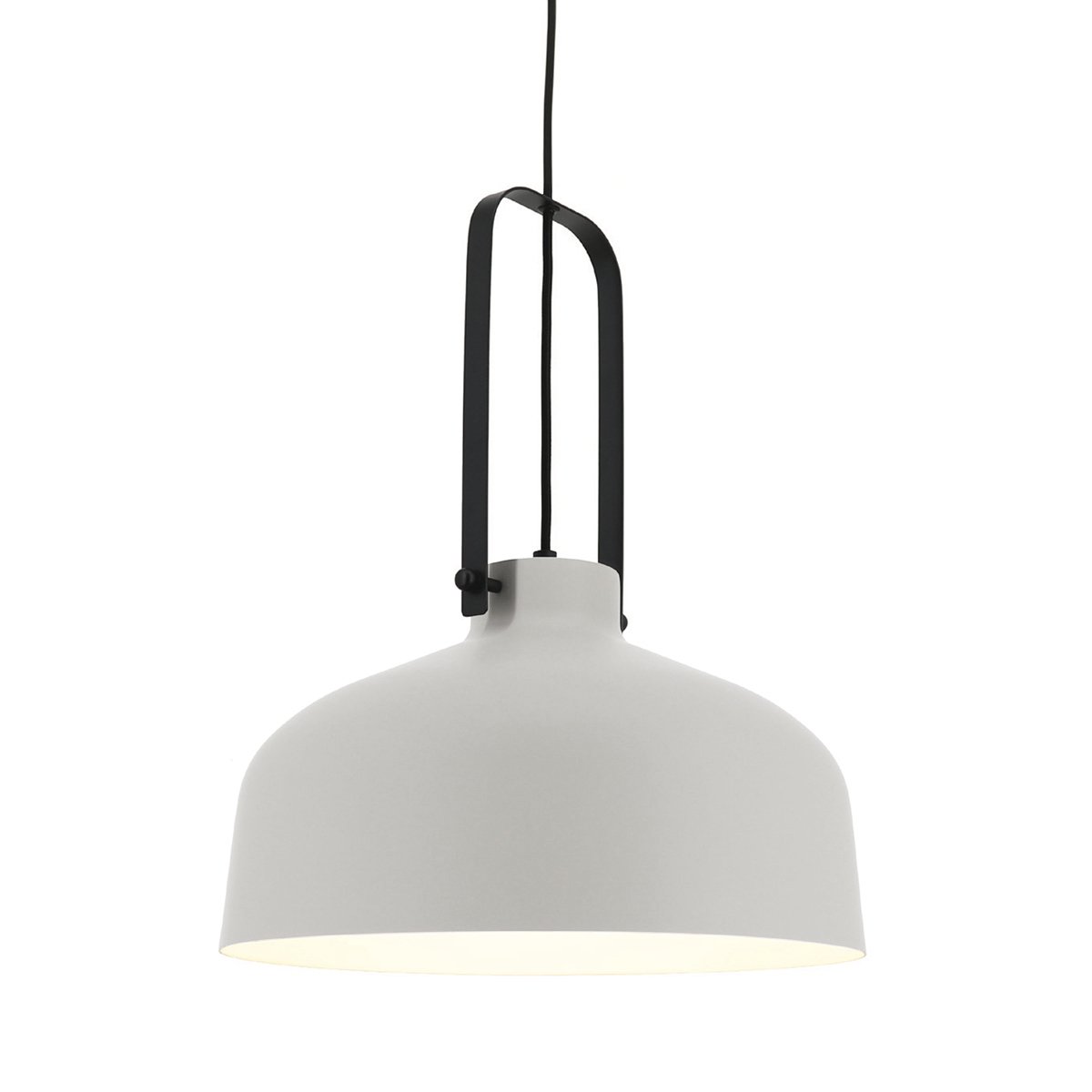 Fabrik lampe industriel hvid Vaglia - Ø 37,5 cm