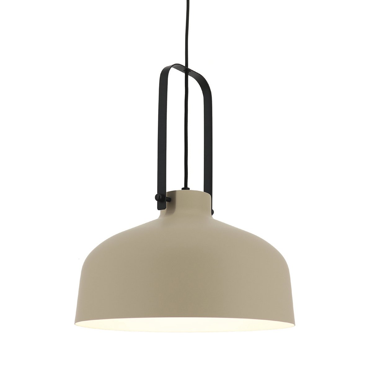 Lampe d'usine industriel beige Vaglia - Ø 37.5 cm
