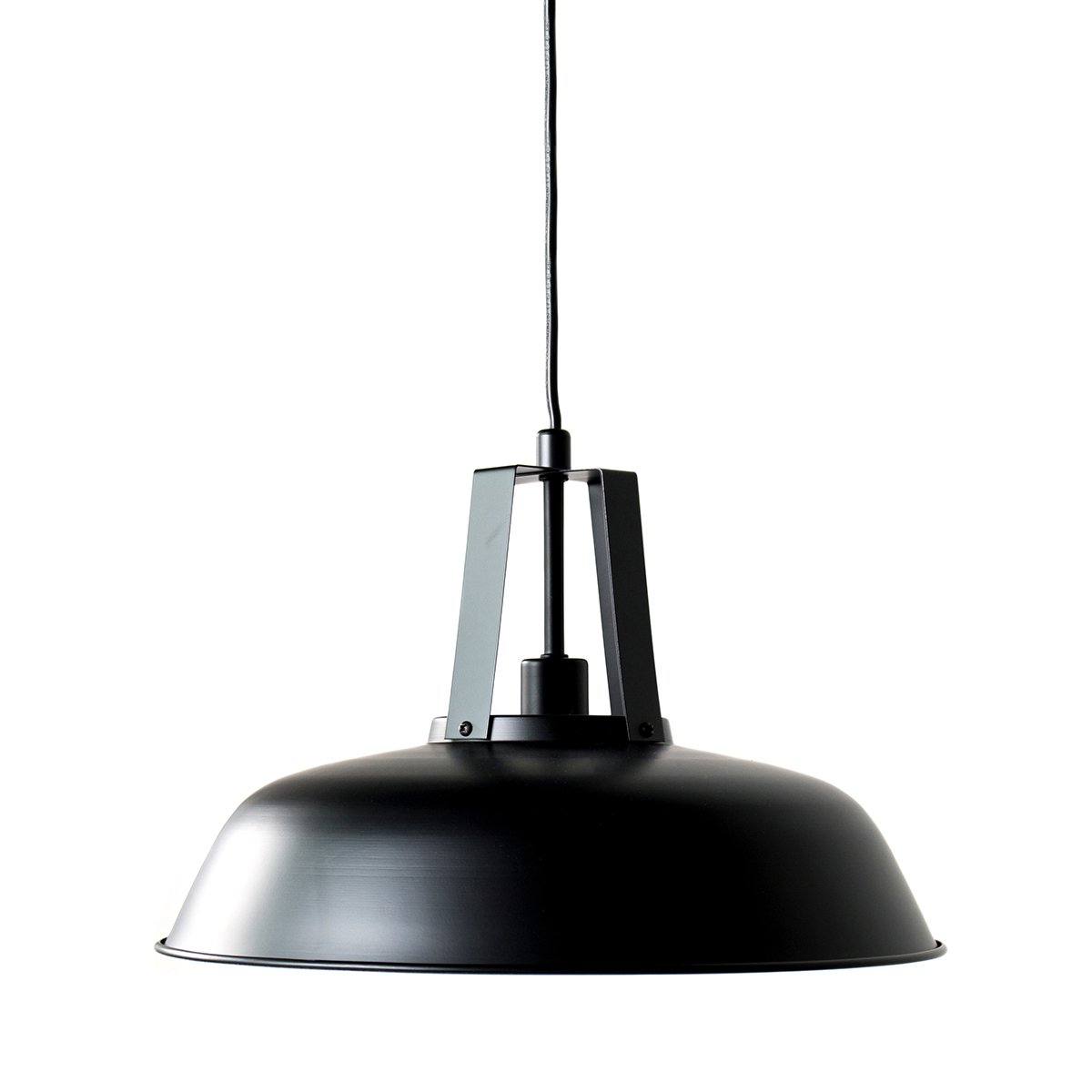 Hængelampe industriel sort Carpineti - Ø 45 cm