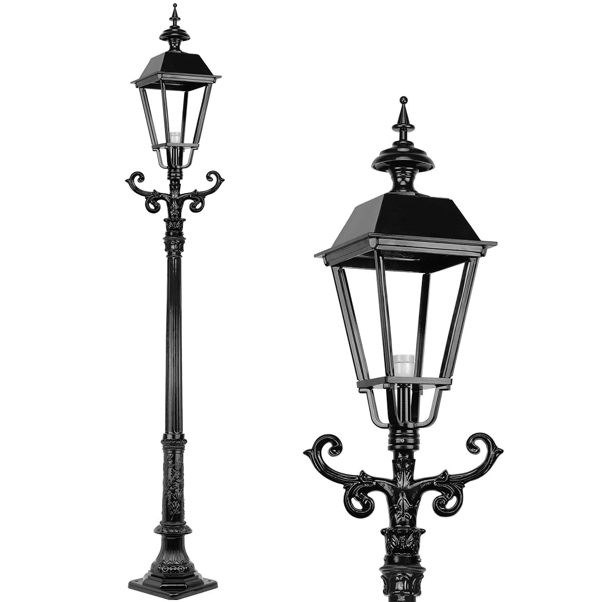 Outdoor lighting Classic Rural Lantern post Venlo - 280 cm