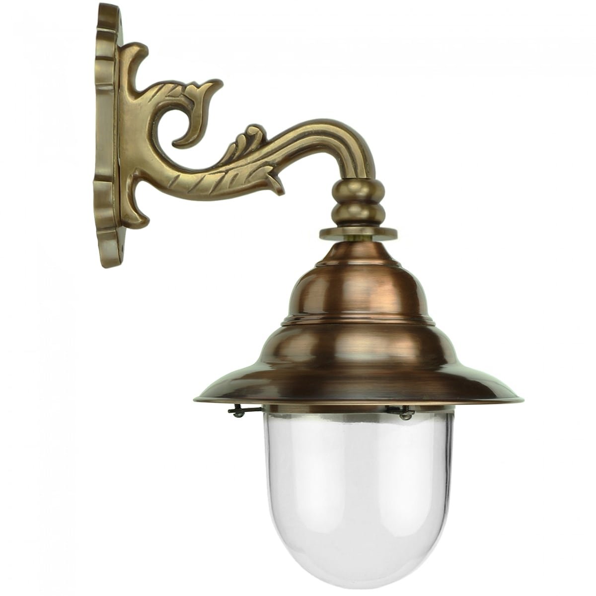 Buitenverlichting Klassiek Landelijk Franse stallamp Zierikzee brons - 53 cm