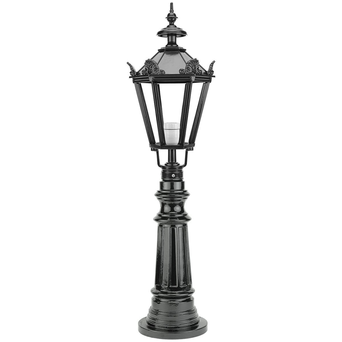 Buitenverlichting Klassiek Landelijk Tuinlamp Oldambt met kronen - 98 cm