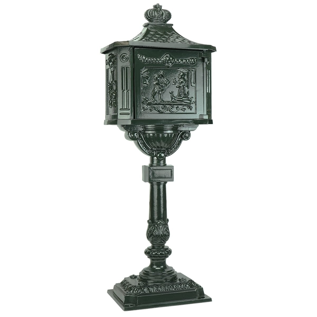 Mailboxes Classic Rural Standing letterbox Londen cast iron - 112 cm