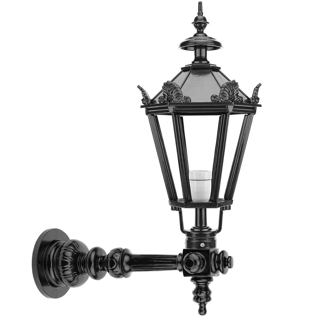 Buitenverlichting Klassiek Landelijk Wandlampje Dronten met kronen - 60 cm